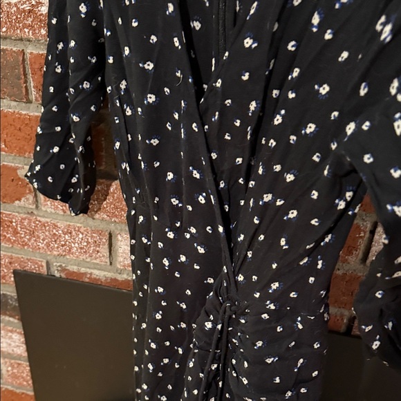 Lucky Brand Black Floral Long Sleeve Dress - Picture 4 of 7